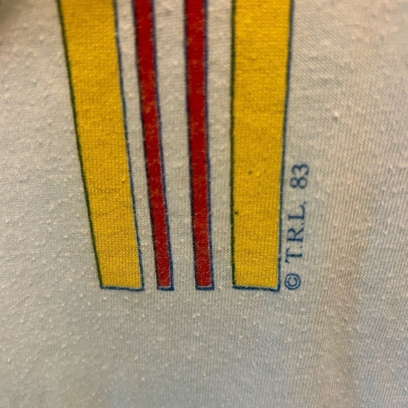 💦”Vintage Hawaiian Tropic 1983 Myrtle Beach Sky Blue Sleeveless Tank” Size S💧 - Picture 4 of 10